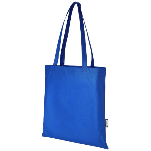 Sac shopping 6 L rPET personnalisé Zeus Bleu royal